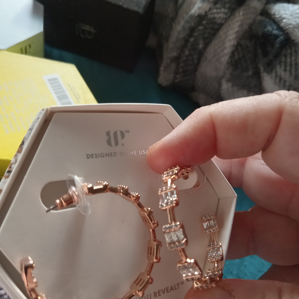 BP Gold Earrings with Dainty Design